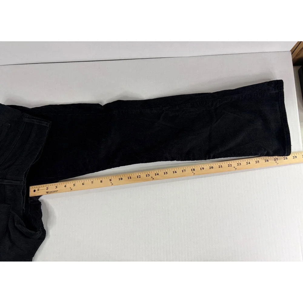 Levi's Black Corduroy Pants Mens 31x30 Slim Fit Stretch 5 Pocket Casual
